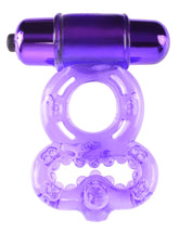 Fantasy Infinity Super Ring Vibrating Cockring in Purple Cock Rings Vibrating